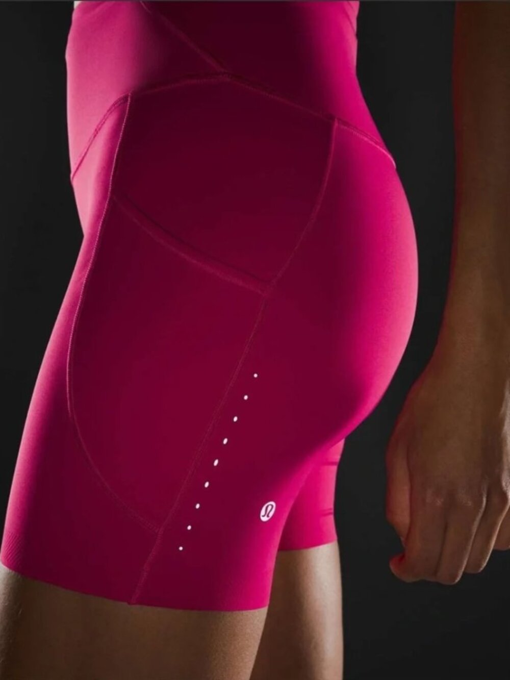 NWOT Lululemon Fast and Free High-Rise Short 6" w 5 Pockets Sz 4 Passionate Pink